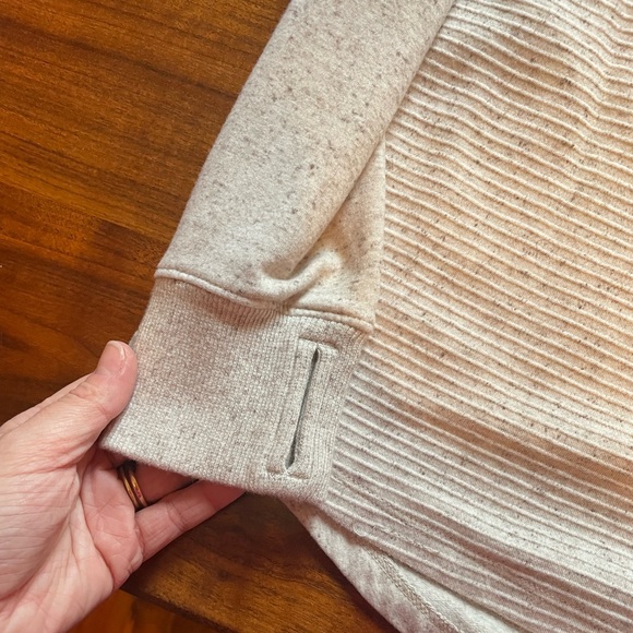 Women's L.L.Bean Cozy Mixed-Knit Pullover gray birch heather Medium Tall - Picture 7 of 12